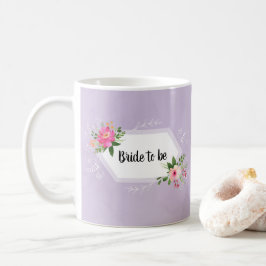 Brautparty in Aquarellfarben Kaffeetasse