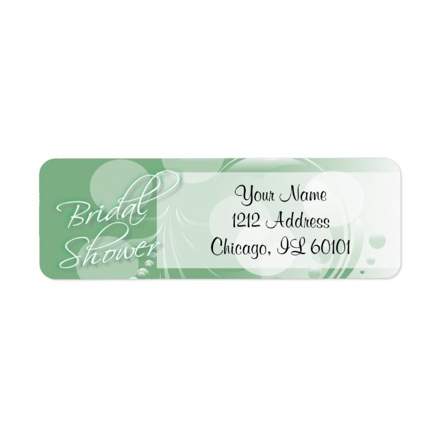 Brautparty in einem Minzgrün und Weiß (Vorne)