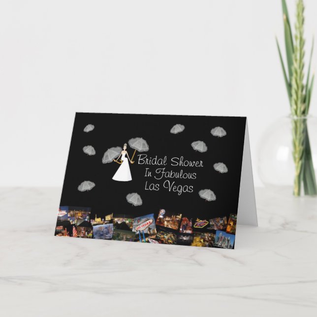 Brautparty in fabelhaftem Las Vegas mit dem Einladung (Vorderseite)