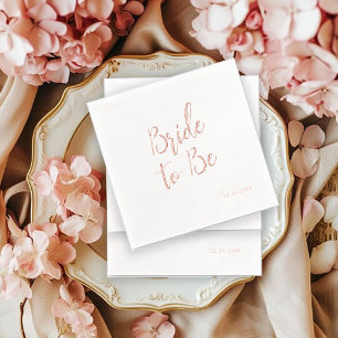 Brautparty-Junggeselinnen-Abschied Servietten Mit Folie