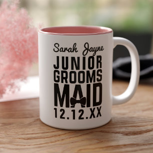 Brautparty Junior Groomsmaid Wedding Coffee Tasse