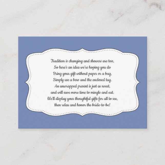 Brautparty, Karte einfügen, FARBE anzeigen (Vorderseite)