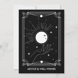 Brautparty-Karte für Tarot-Vorhersagen und Hinweis