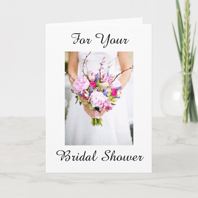 BRAUTPARTY-KARTE MIT WÜNSCHEN AUF NEUER REISE EINLADUNG (Vorderseite)