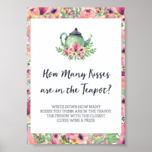 Brautparty Kisses im Teapot-Spiel Poster