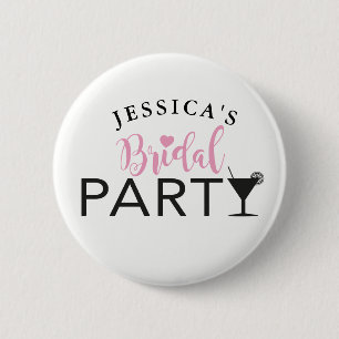 Brautparty-kundenspezifisches Button