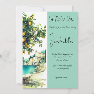 Brautparty La Dolce Vita Einladung