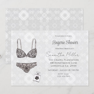 Brautparty Lacy Lingerie Einladung