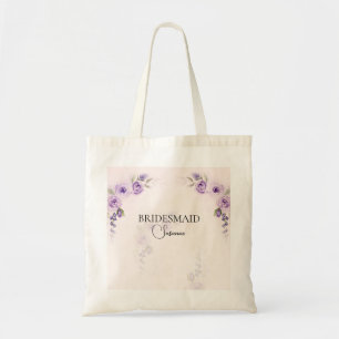 Brautparty "Lavendel und Blush"-Rose Tragetasche