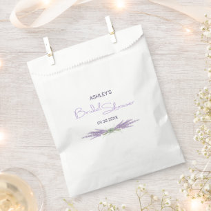 Brautparty Lavender Blume Bündel von benutzerdefin Geschenktütchen