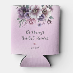 Brautparty Lavender Wasserfarbenfloral Dosenkühler