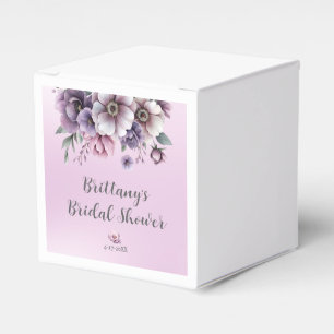 Brautparty Lavender Wasserfarbenfloral Geschenkschachtel