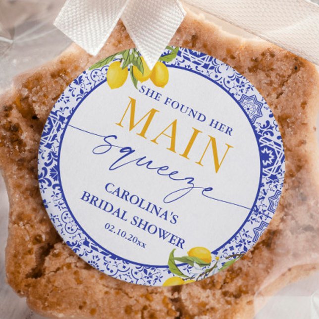 Brautparty Lemon Runder Aufkleber (Von Creator hochgeladen)