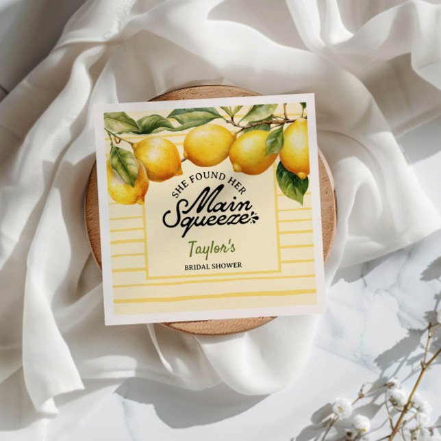 Brautparty Lemon Serviette (Von Creator hochgeladen)