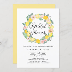 Brautparty Lemon und Rosa Rose laden ein