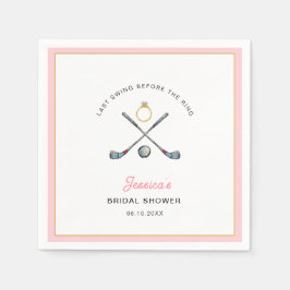 Brautparty "Letzter Schwung vor dem Ring" Serviette