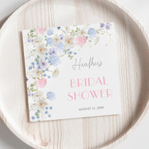 Brautparty Lila Wildblumen