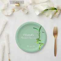 Brautparty Lucky Bamboo Pastellgelbe Vorlage