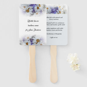 Brautparty Luncheon Set of Fans Fächer