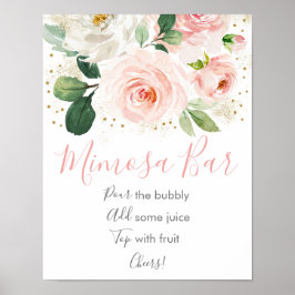 Brautparty Mimosa Bar Poster