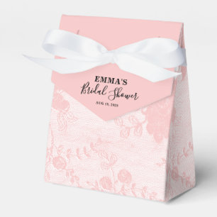 Brautparty mit rosa Spitze Geschenkschachtel