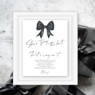 Brautparty mit schwarzem Bug Poster