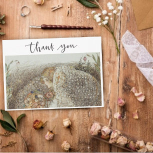 Brautparty mit weichem Blush Feiertagskarte