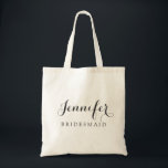 Brautparty-Mitgliedstaschen Tragetasche<br><div class="desc">Brautpartymitgliedsname und -titel. Kann mit oder ohne Titel verwendet werden. Groß für Brautparty-Geschenk oder laden Sie ein,  um in der Hochzeit zu sein.</div>
