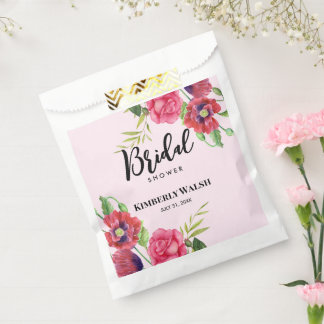 Brautparty Modernes Rosaton Geschenktütchen