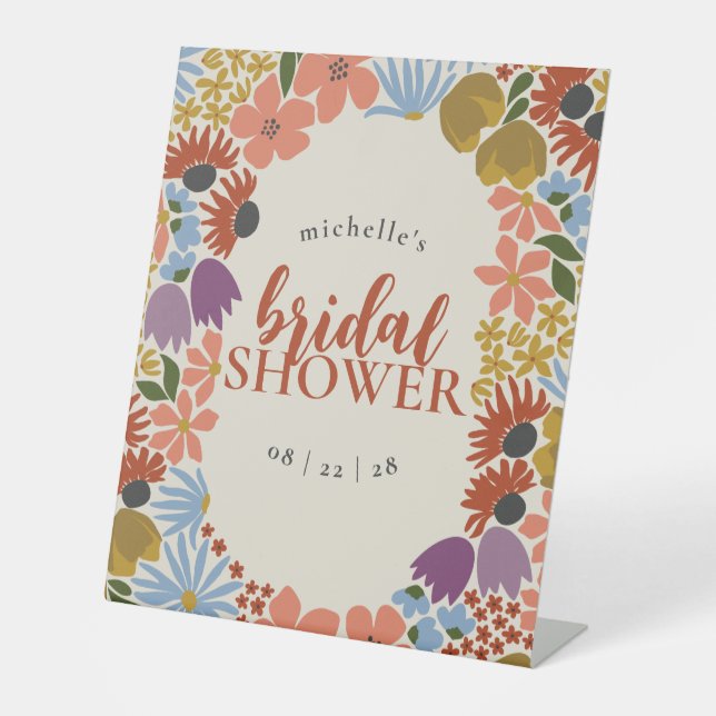 Brautparty oder Hochzeit Sockelschild (Vorderseite)