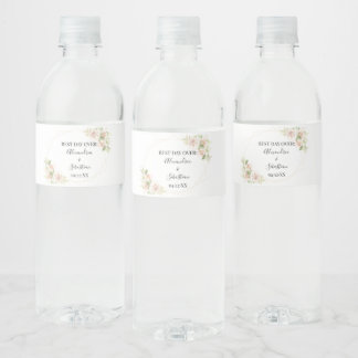 Brautparty Paare Hochzeitswasserflasche Wasserflaschenetikett