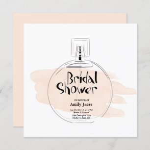 Brautparty Parfüm Flasche Einladung