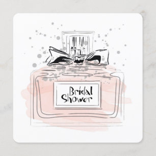 Brautparty Parfüm Flasche Einladung