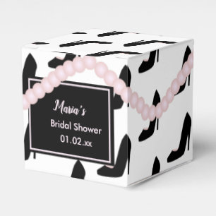 Brautparty Pearls and Heals Wedding Geschenkschachtel