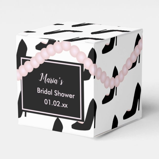 Brautparty Pearls and Heals Wedding Geschenkschachtel (Vorderseite)