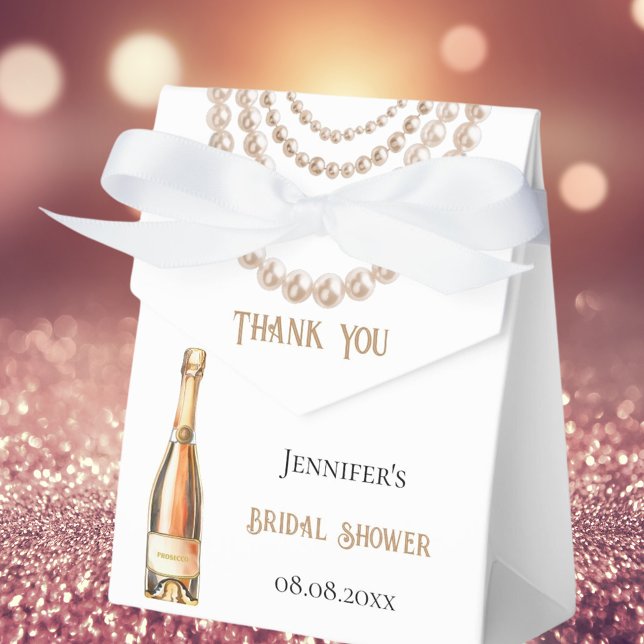 Brautparty Perlen Prosecco Geschenkschachtel (Von Creator hochgeladen)