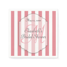 Brautparty Personalisiert Monogramm Pink