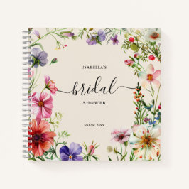 Brautparty personalisierte Wildblume Notizbuch