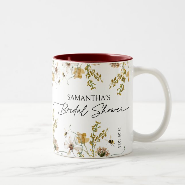 Brautparty Personalisiertes Gastgeschenk Momento Zweifarbige Tasse (Rechts)