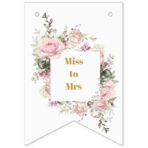 Brautparty Pink Roses Miss zu Mrs.