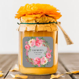 Brautparty Quadratischer Aufkleber