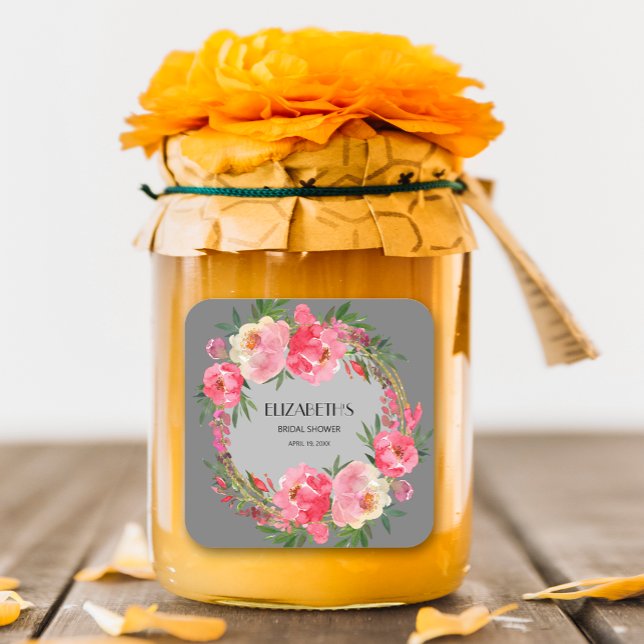 Brautparty Quadratischer Aufkleber (Von Creator hochgeladen)