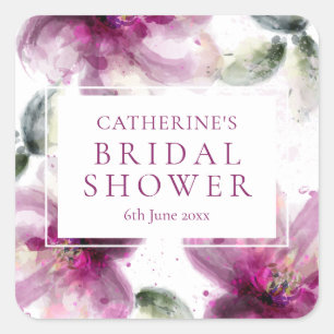 Brautparty Quadratischer Aufkleber