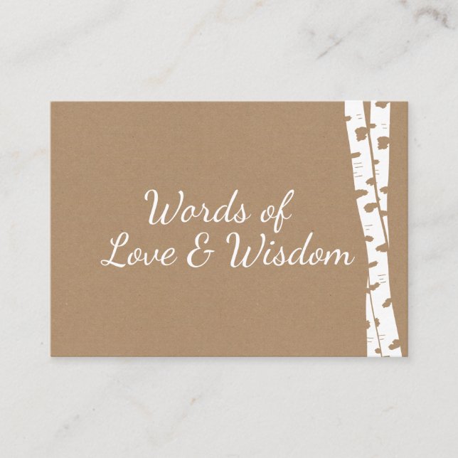 Brautparty-Ratgeber Hinweiskarte (Vorderseite)