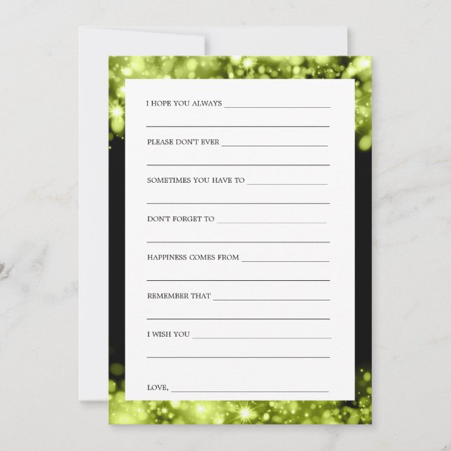 Brautparty-Ratschlag Handfeuchte Lichter Einladung (Vorderseite)