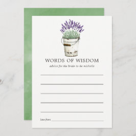 Brautparty-Ratschläge für Wasserfarben Einladung