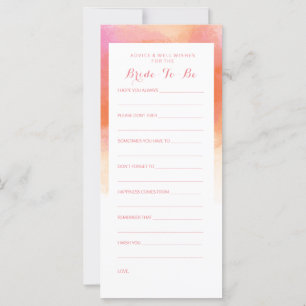 Brautparty Ratschläge Rosa Korallenwasser rot