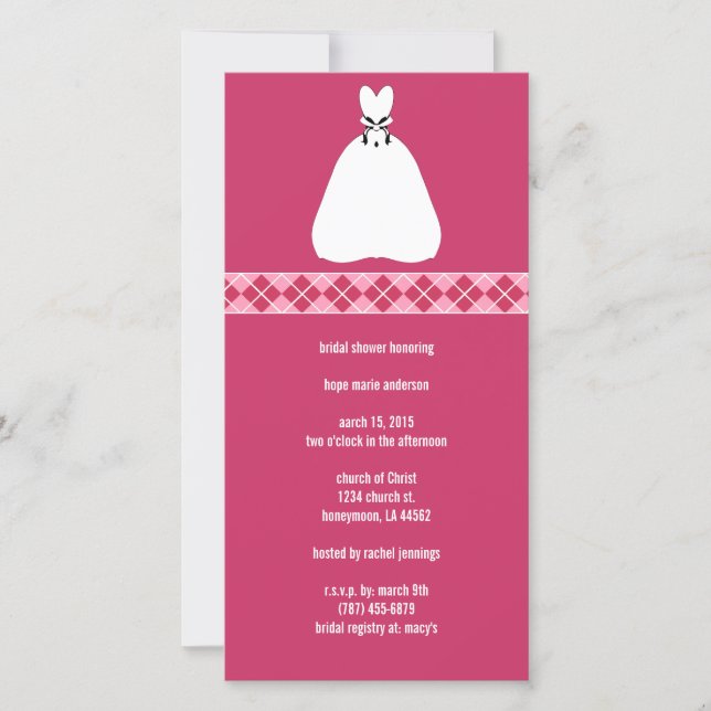 Brautparty Raute (Vorderseite)