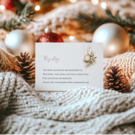 Brautparty-Registrierungskarte | Holly & Gold Desi Begleitkarte