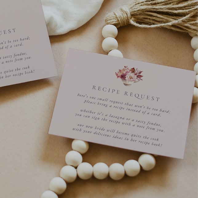 Brautparty-Rezept für Blumenkohl im Herbst Begleitkarte (Von Creator hochgeladen)